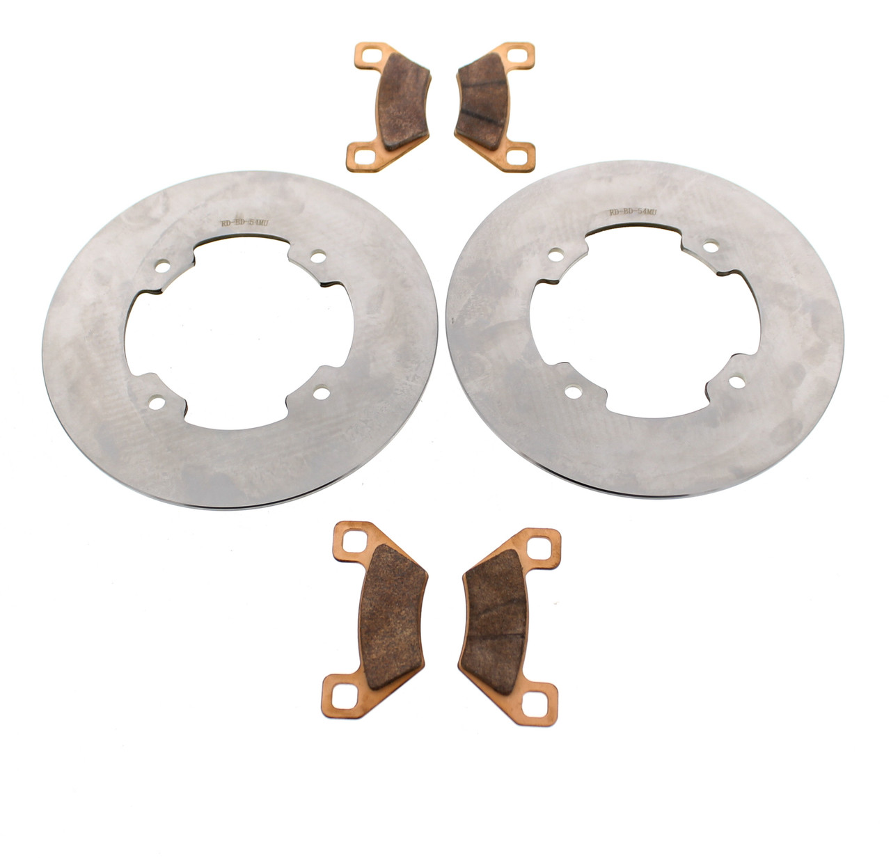 2015 2016 Arctic Cat Wildcat X 1000 EPS Rear MudRat Brake Rotors & Brake Pads