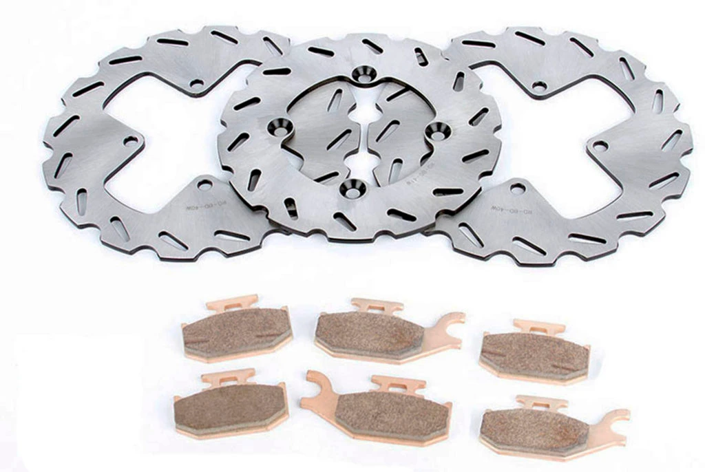 09-2011 Can-Am Outlander XT 800R Front & Rear RipTide Brake Rotors & Brake Pads