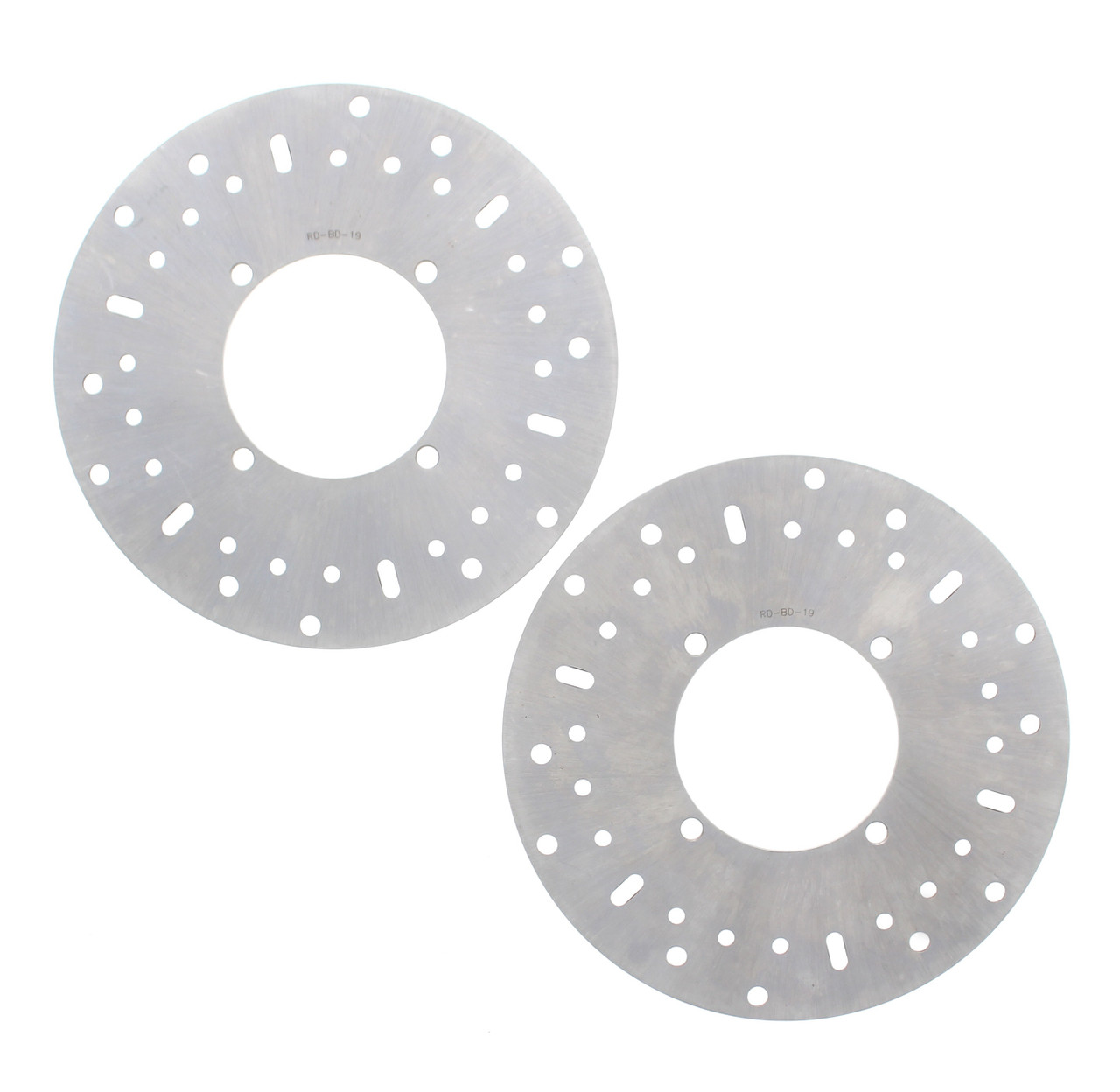 Brake Rotors and Brake Pads for Polaris Hawkeye 400 2013 2014 Front & Rear Brake