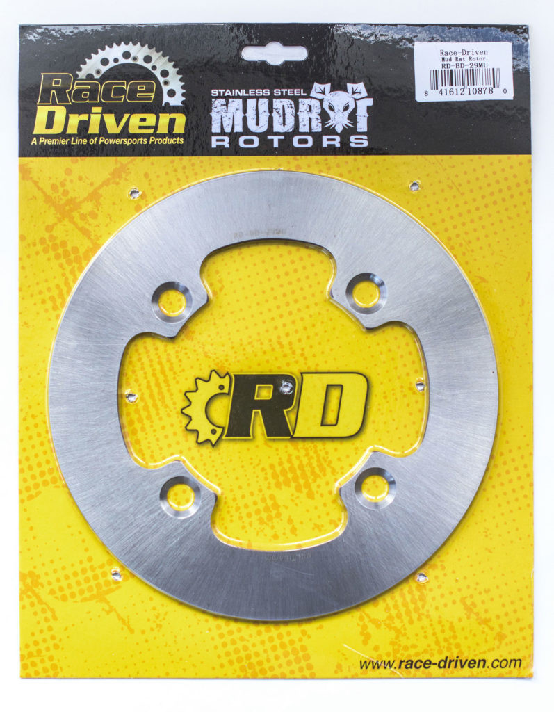 Front & Rear MudRat Brake Rotors & Brake Pads 2017 Polaris General 4 1000 EPS