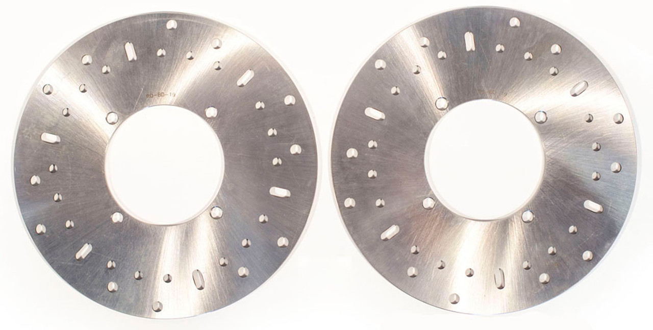 Brake Rotors & Pads fit 2019-25 Polaris Ranger Crew 570 Full Size Front & Rear