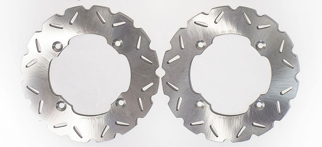 Front & Rear RipTide Brake Rotors & Brake Pads 2017 Can-Am Commander Max XT 1000