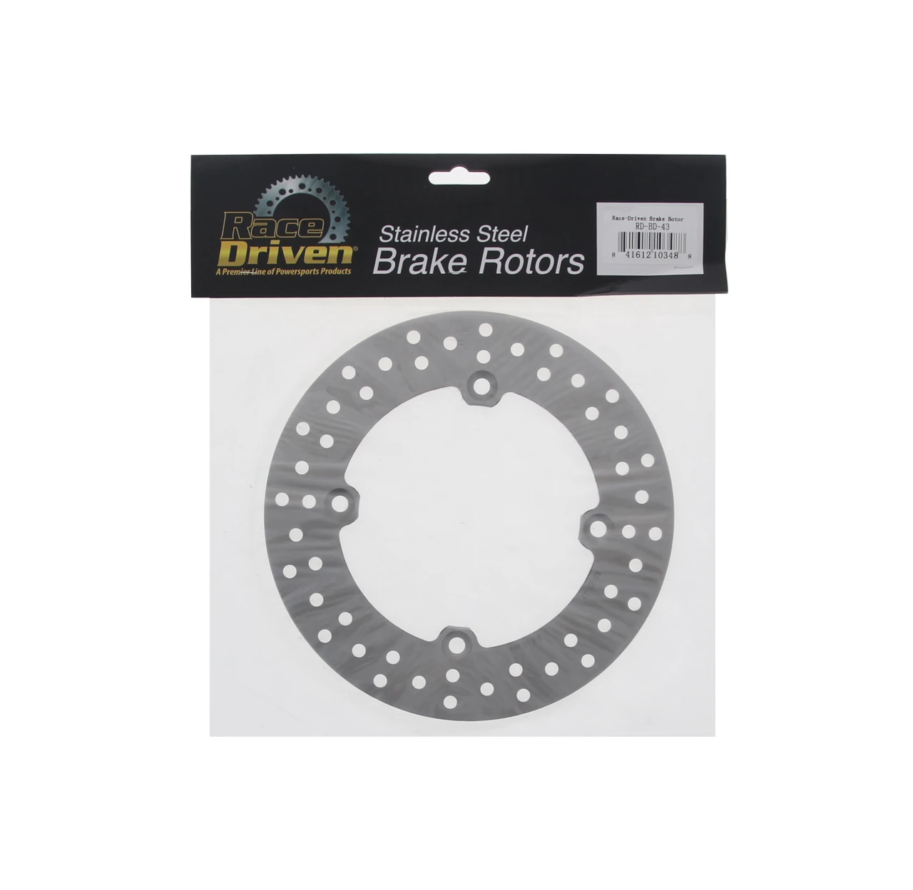 Brake Rotor Disc & MudRat Brake Pads for Can-Am Outlander Max XT 800R 2014 Rear