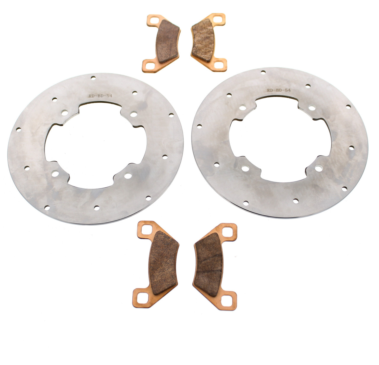 2012 Arctic Cat 1000 GT Front Brake Rotors & Severe Duty Brake Pads