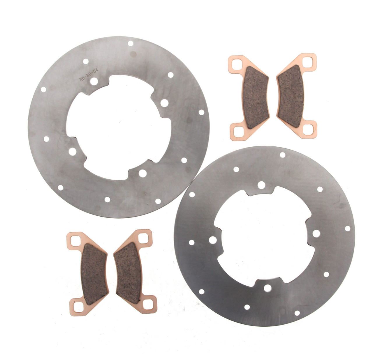 2012 Arctic Cat 450 GT EFI Front Brake Rotors & Severe Duty Brake Pads