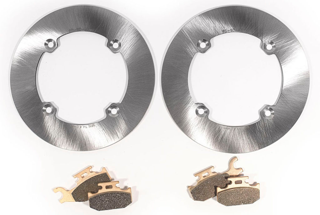 Brake Rotors & Brake Pads for Can-Am Maverick  X XC 1000 1000R 2014 Rear Brakes