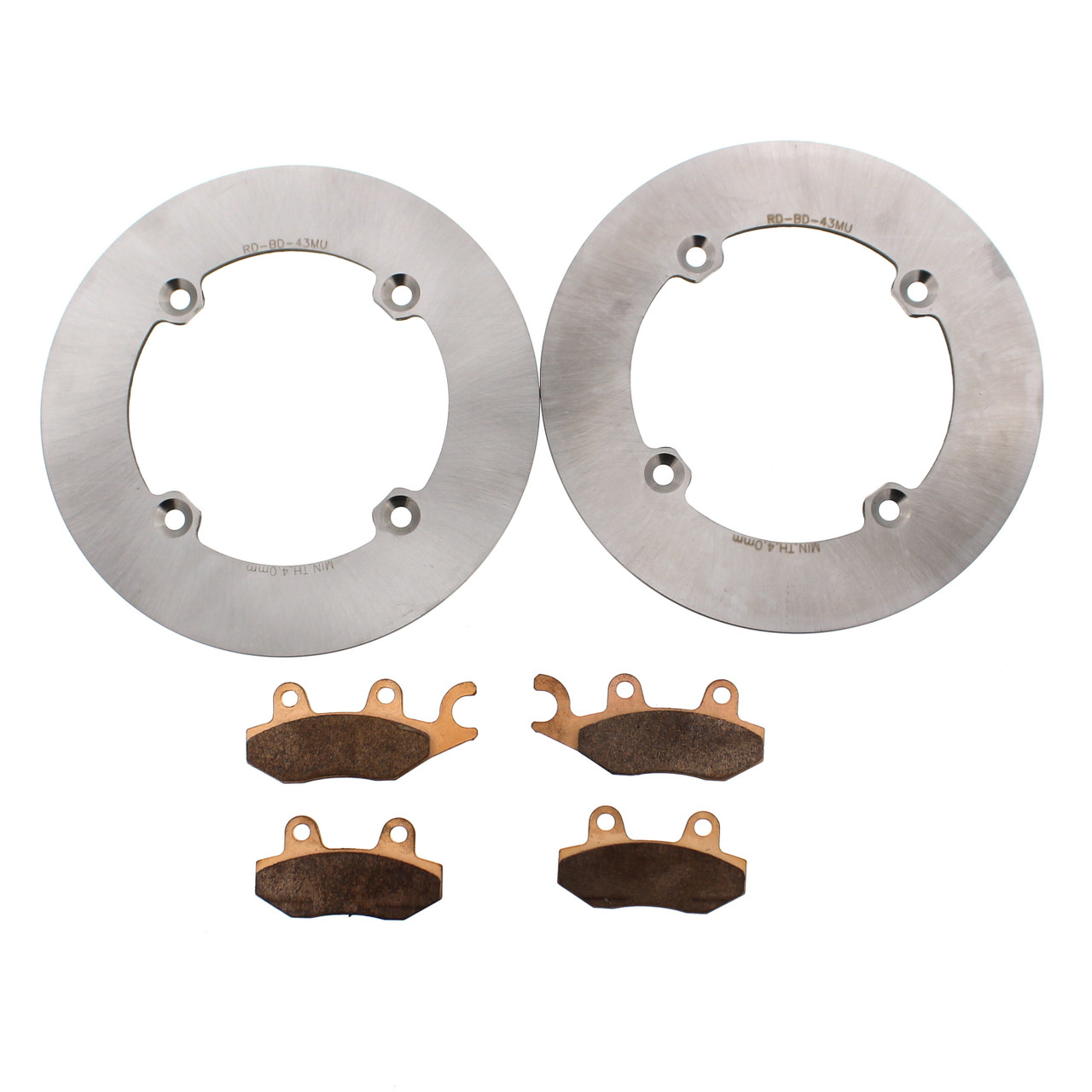 2016 2017 Can-Am Commander XTP 1000 4x4 Front MudRat Brake Rotors & Brake Pads