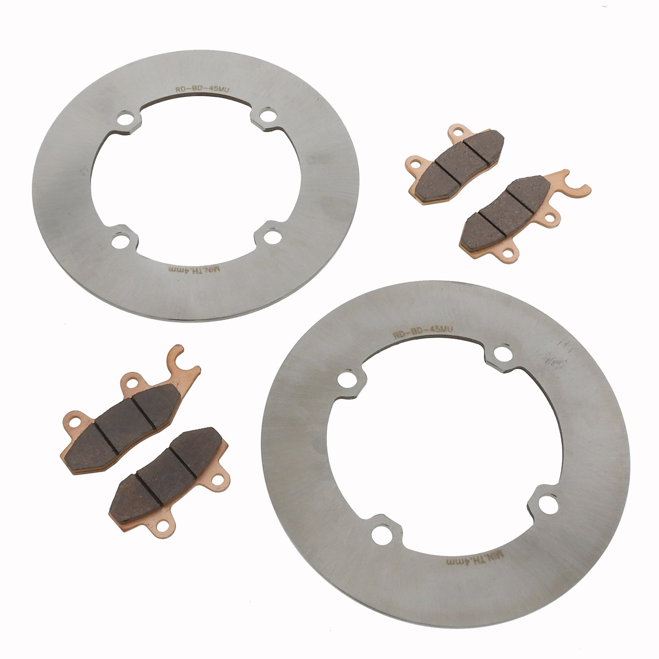 2014 2015 Can-Am Commander XTP 1000 4x4 Front MudRat Brake Rotors & Brake Pads
