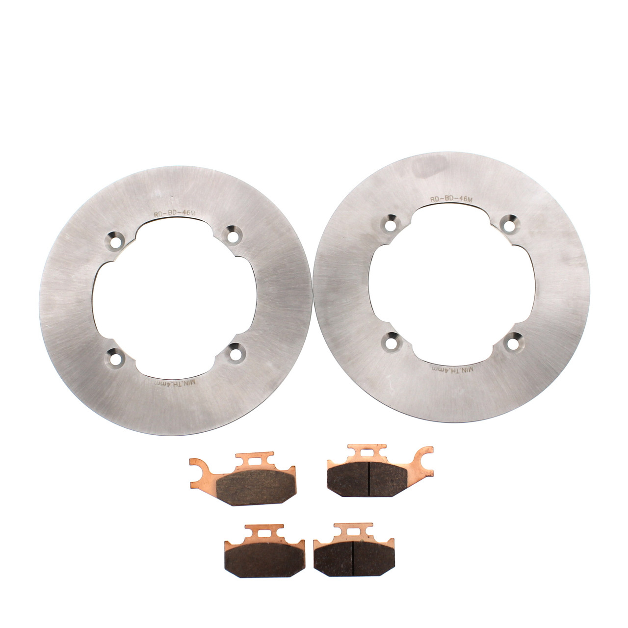 Rear MudRat Brake Rotors and Brake Pads 2017 Can-Am Commander Max Limited 1000