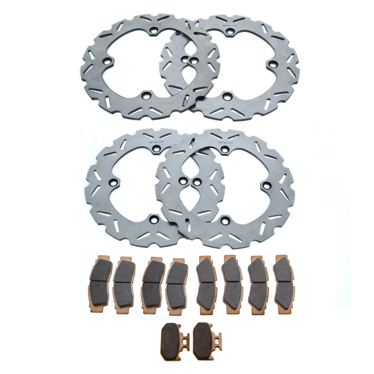 Brake Rotor & Pads fit Yamaha YXZ1000R SE 2019-2022 Front, Rear & Parking Brake