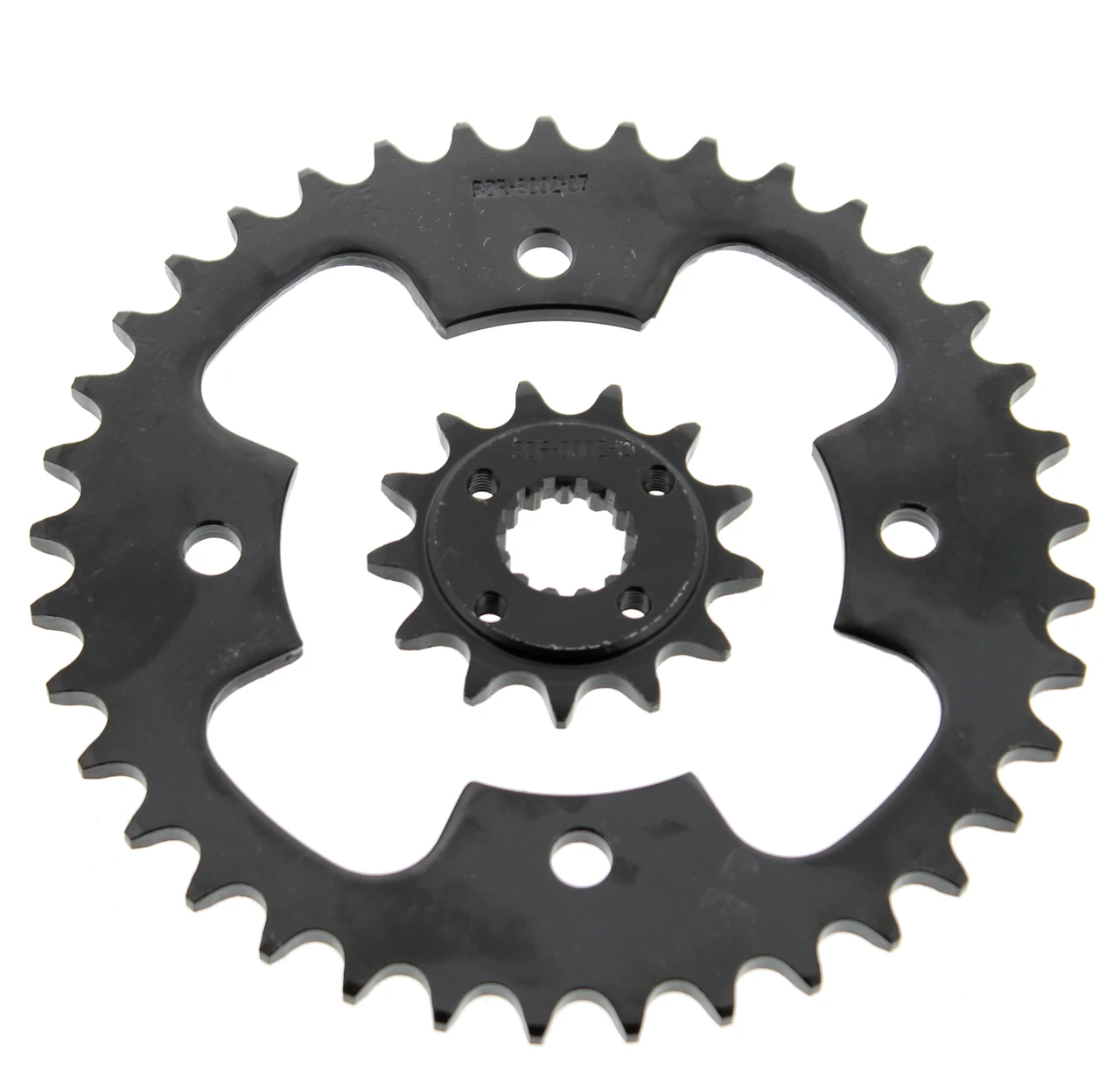 Sprockets for Polaris Predator 500 2003 2004 Front & Rear Black Sprocket 13/37