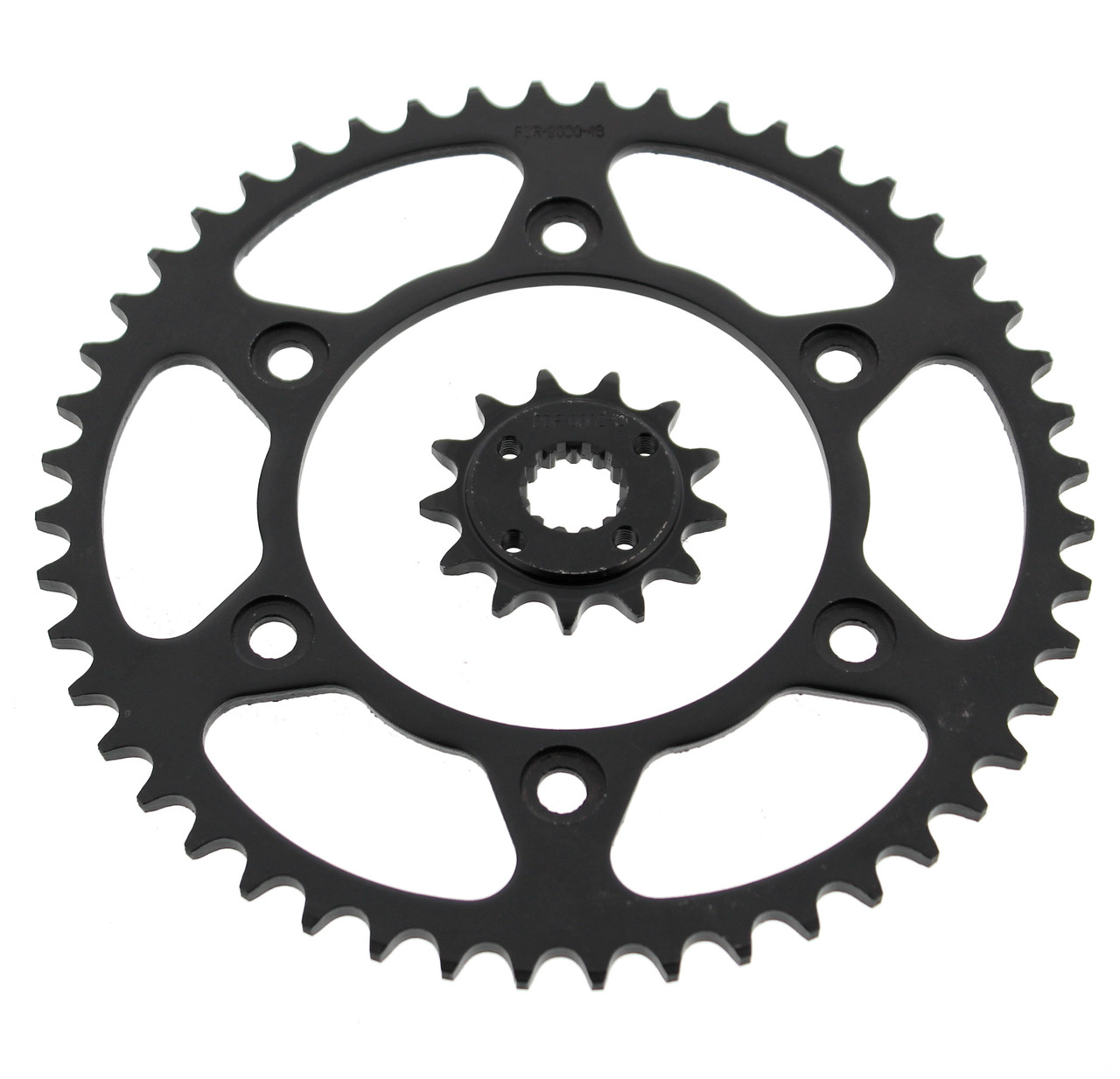 1993-2013 Honda XR650L XR650L 13 Tooth Front and 48 Tooth Rear Black Sprocket