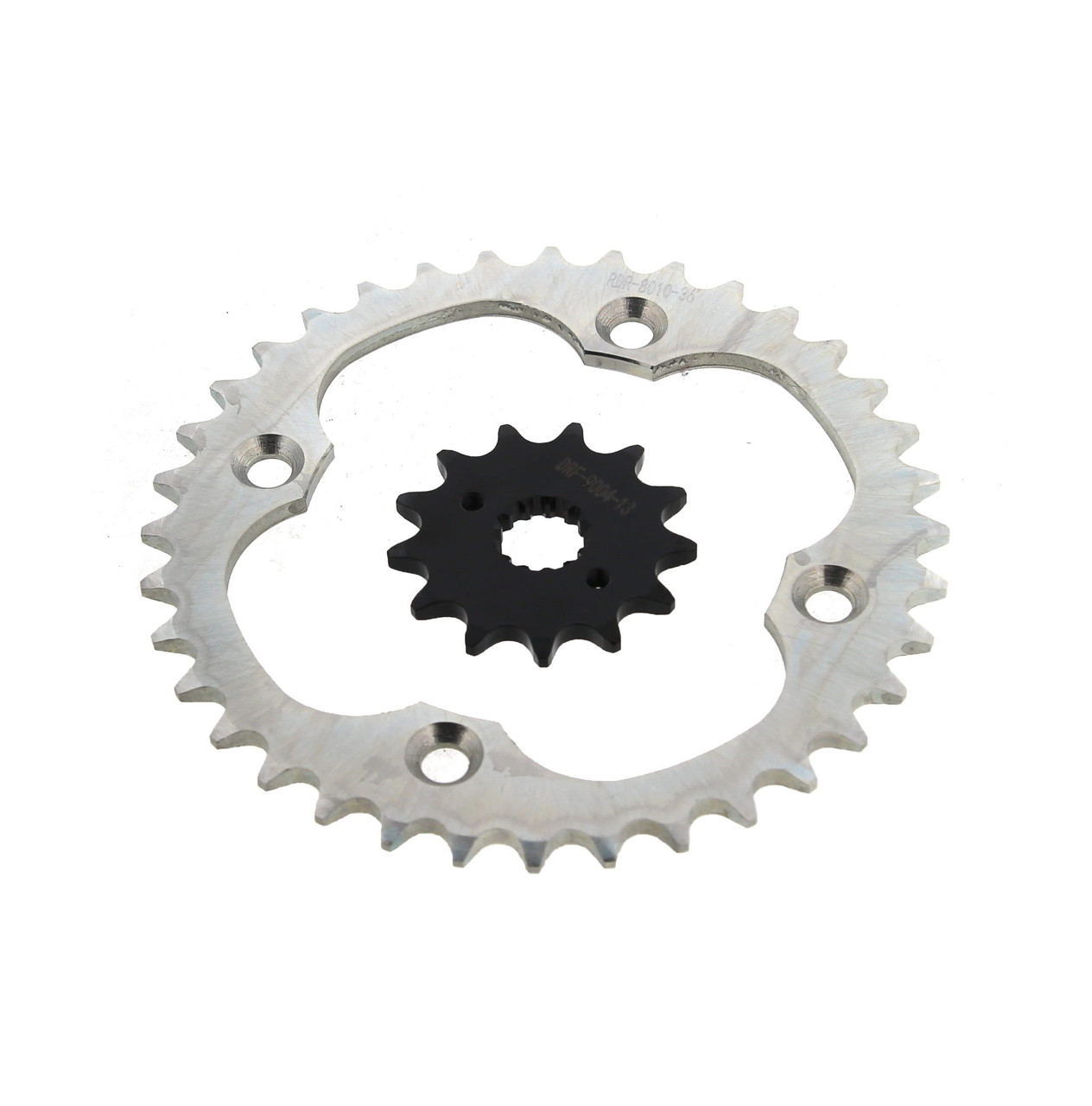 09-12 fits Suzuki LTZ400 400 Z400 13 Tooth Front & 36 Tooth Rear Silver Sprocket