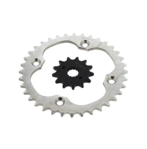 2006 - 2010 fits Suzuki LTR450 13 Tooth Front and 36 Tooth Rear Silver Sprocket