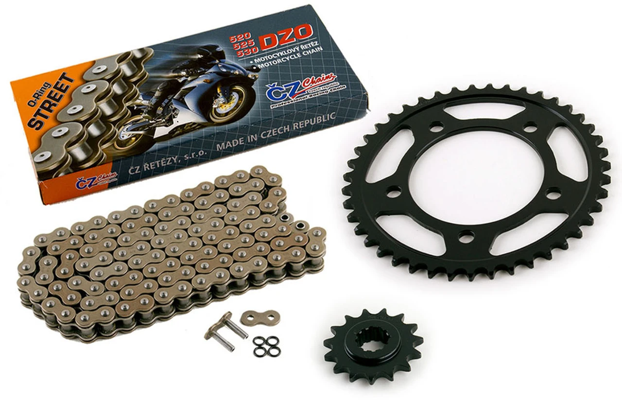 2004 2005 Honda CB600F CB 599 CZ DZO O-Ring Chain and Sprocket Kit 15/43 122L