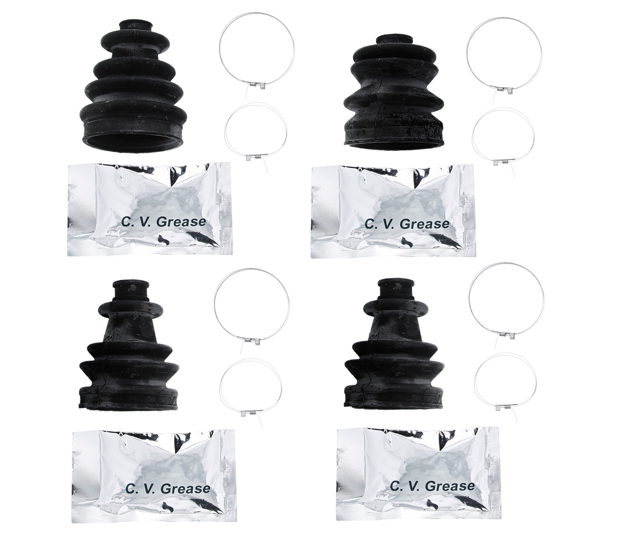 CV Boot Kit for Polaris RZR 800 2008 2009 2010 Front and Rear Inner and Outer