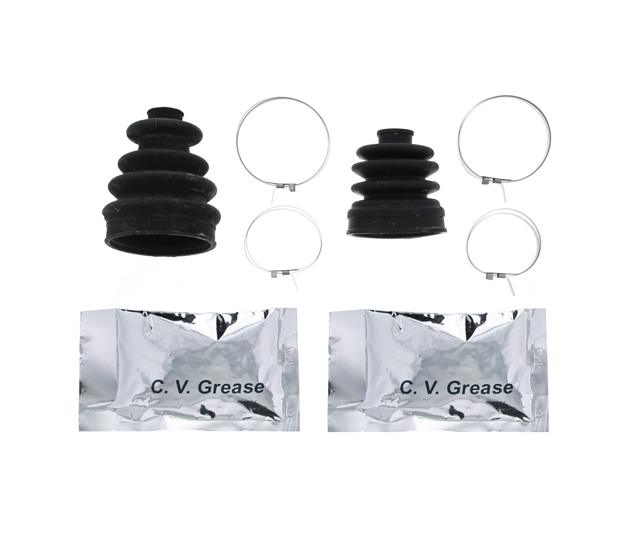 CV Boot Kit for Polaris ATV Pro 500 2002 Front Inner & Outer by Race-Driven