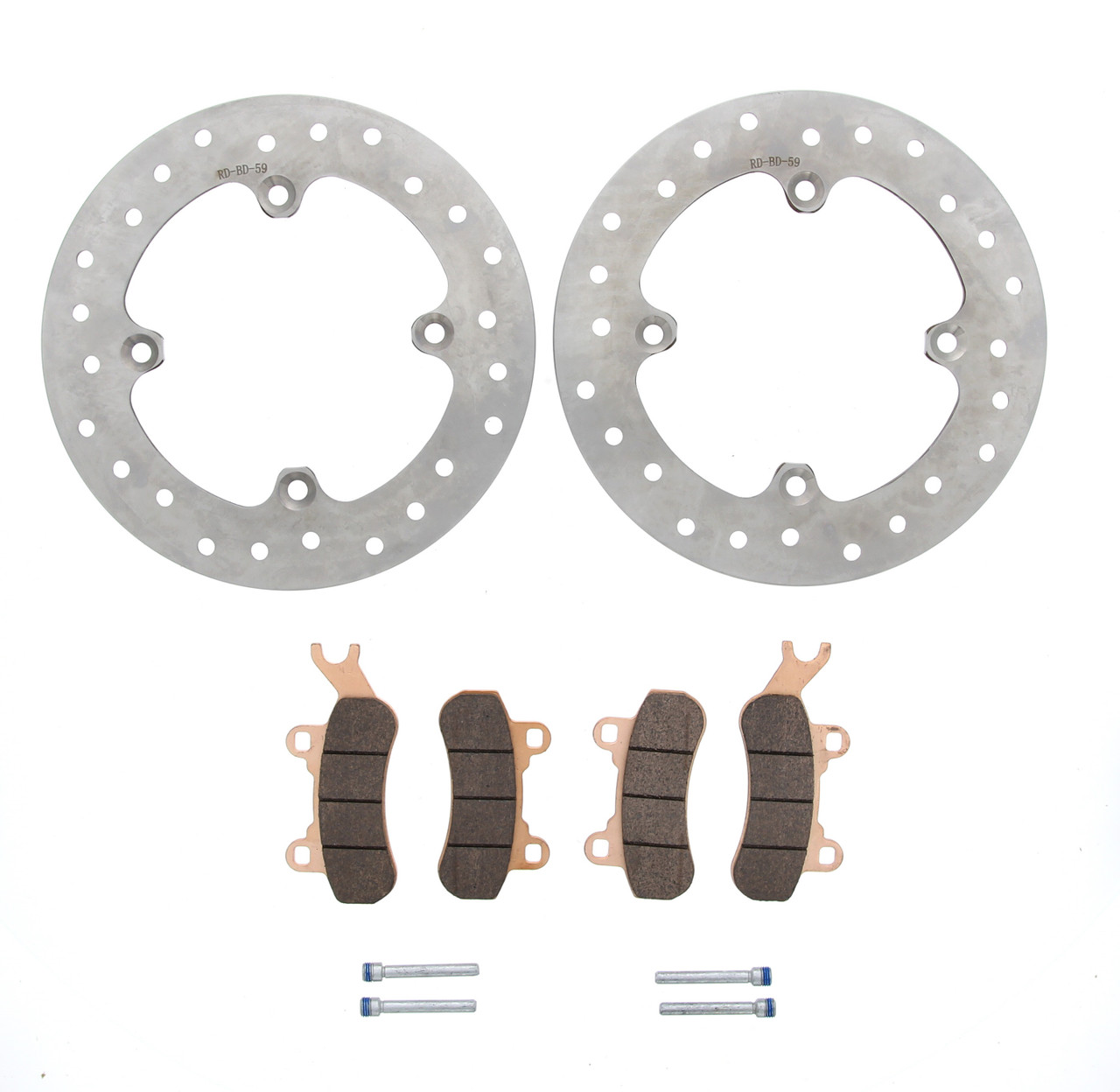 Brake Rotors and Brake Pads fit Can-Am Commander 700 2022 Front by Race-Driven
