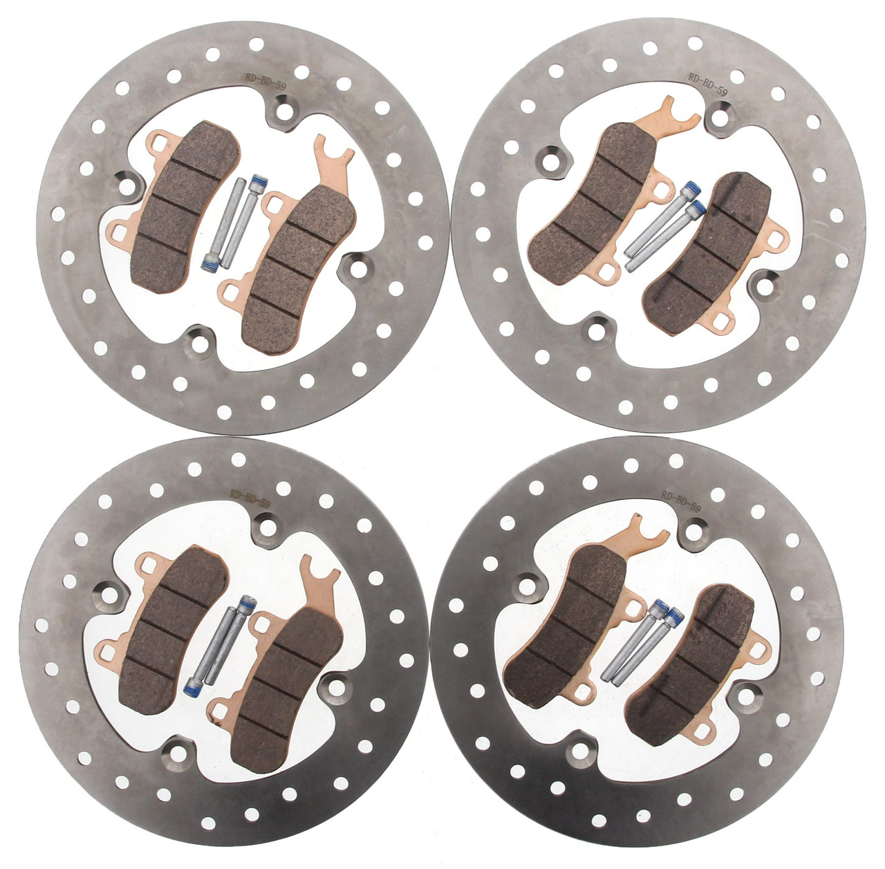 Brake Rotors & Brake Pads fit Can-Am Maverick Sport 1000 2019-2021 Front & Rear