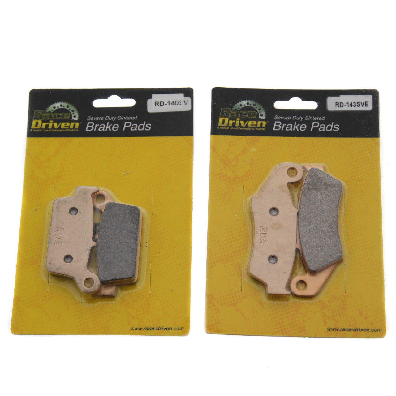 Brake Pads Yamaha YZ400F 1999 Front and Rear MudRat by Race-Driven