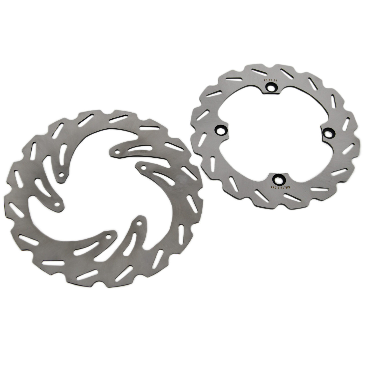 Brake Rotors and Pads for Honda CR250R 1995 1996 Front and Rear RipTide Brakes