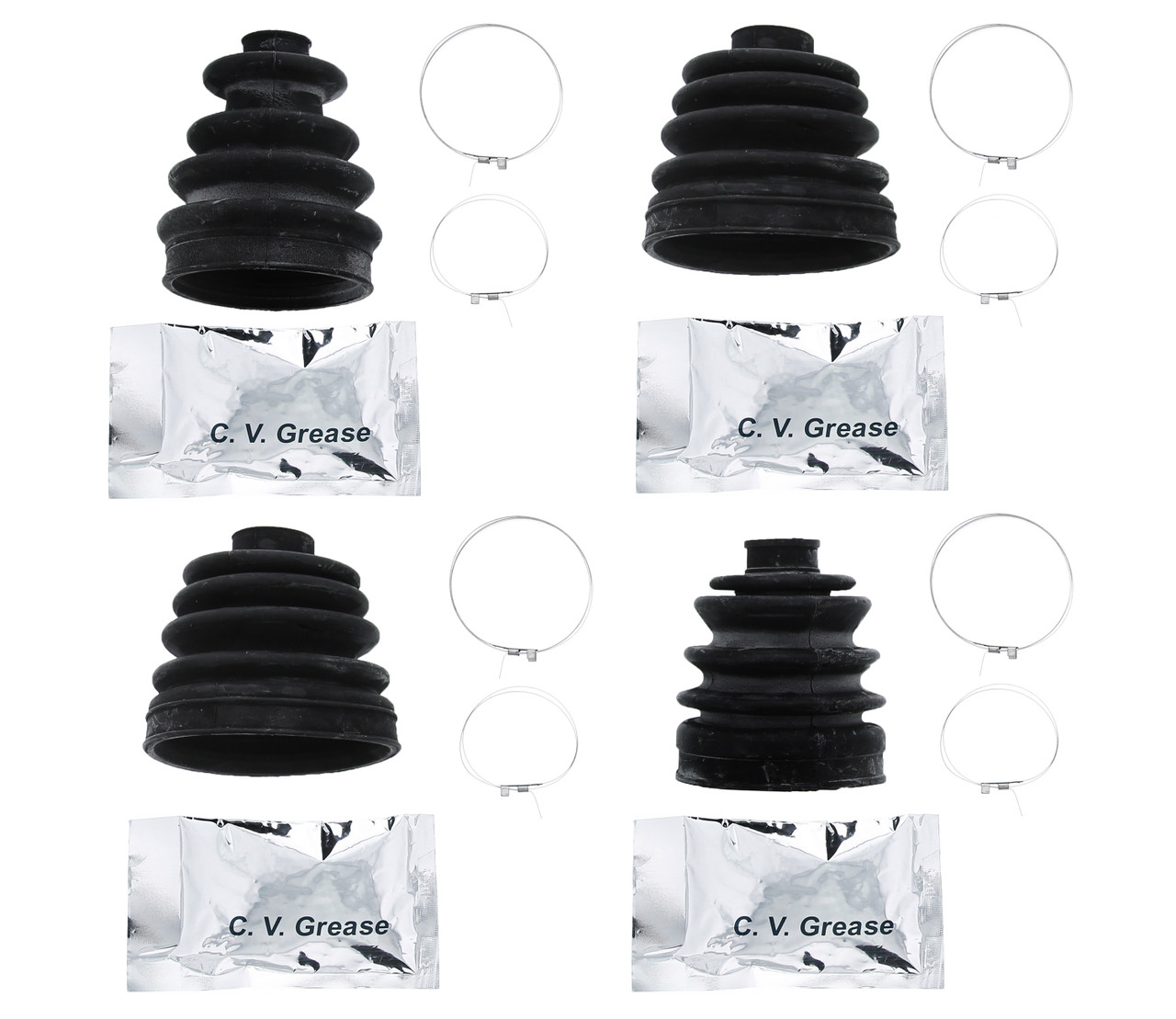 CV Boot Kit for Polaris Sportsman 450 2006 2007 Front & Rear Inner & Outer
