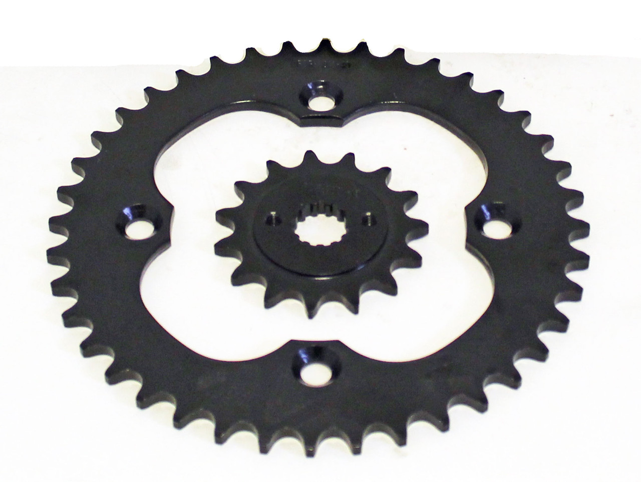 2006-2010 fits Suzuki LTR450 15 Tooth Front and 40 Tooth Rear Silver Sprocket