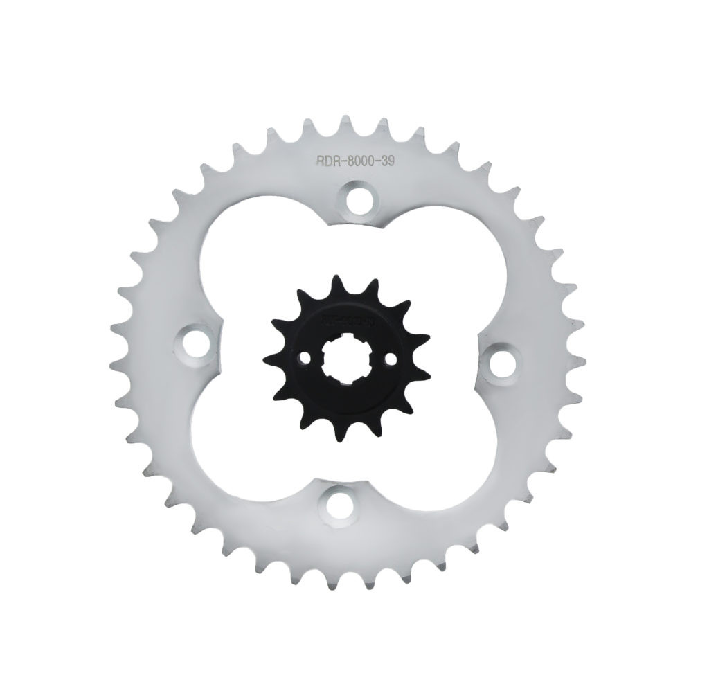 1997 - 2000 Honda 300EX TRX300EX 12 Tooth Front & 36 Tooth Rear Silver Sprocket
