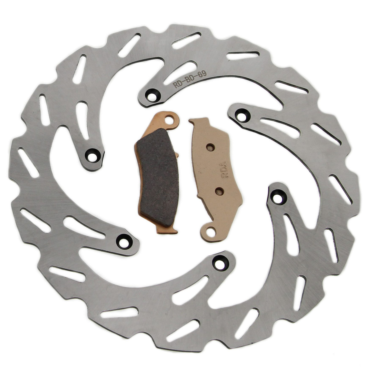 Brake Rotor & Brake Pads for Yamaha YZ426F 2003-07 Front RipTide by Race-Driven