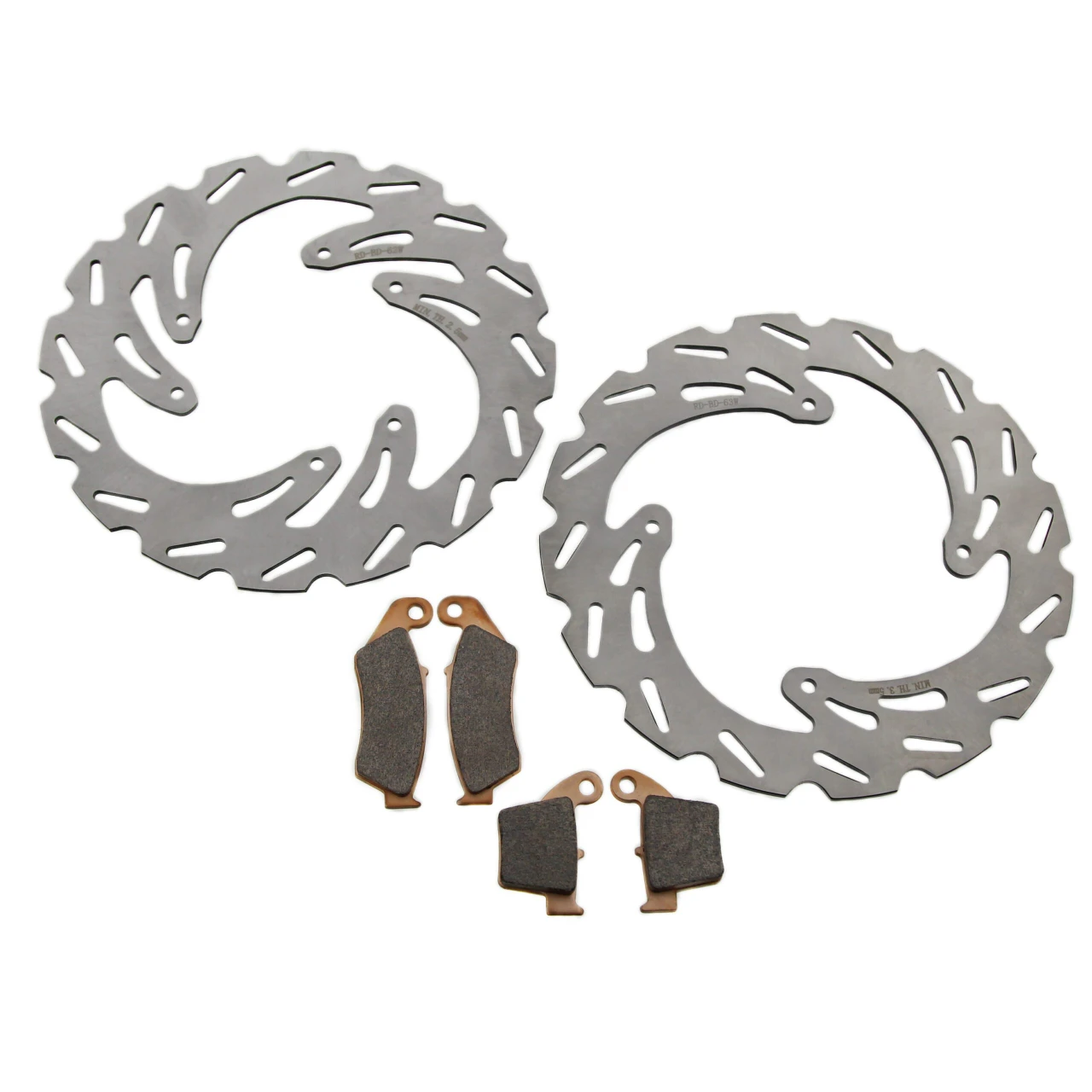 2002-2014 Honda CRF450R CRF450 Front & Rear RipTide Brake Rotor and Brake Pads