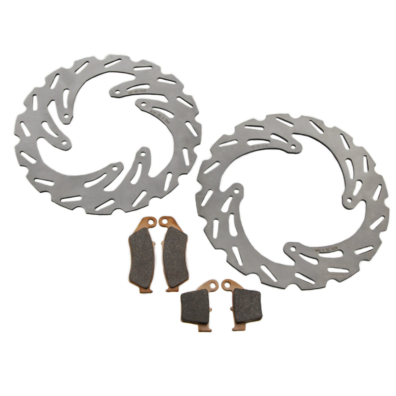 2004-2009, 2012-2013 Honda CRF250X Front & Rear RipTide Brake Rotor & Brake Pads