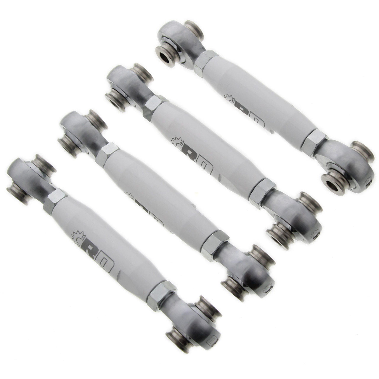 Front and Rear Sway Bar Links for Polaris 1000 RZR XP Turbo 2017-2019 White