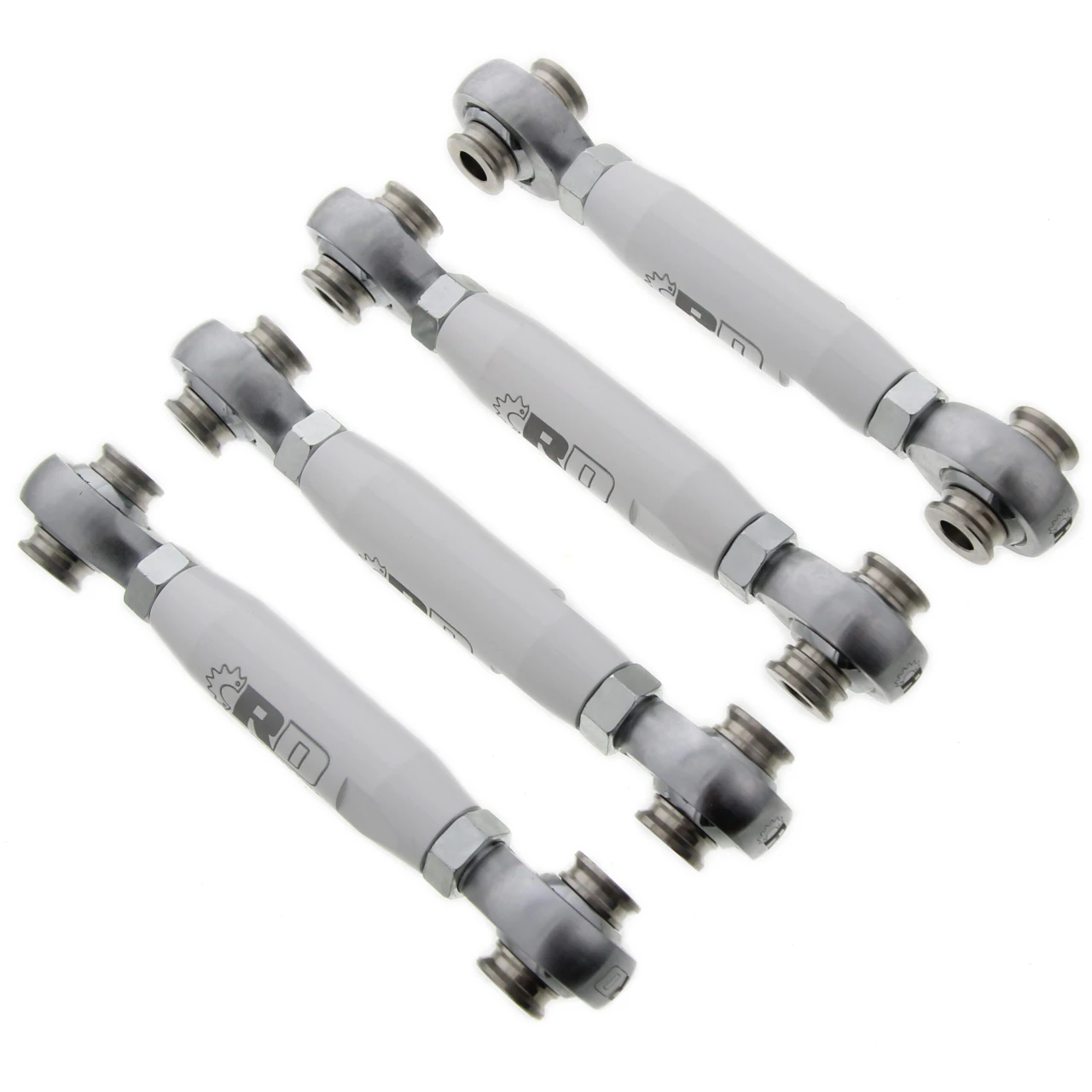 Front and Rear Sway Bar Links for Polaris 1000 RZR XP Turbo 2017-2019 White