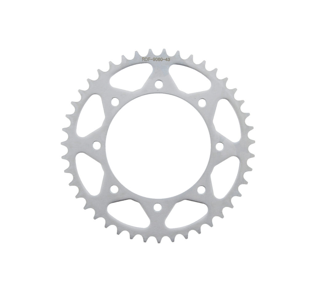 1990-2014 Kawasaki KLR650 KLR 650 14 Tooth Front & 43 Tooth Rear Silver Sprocket