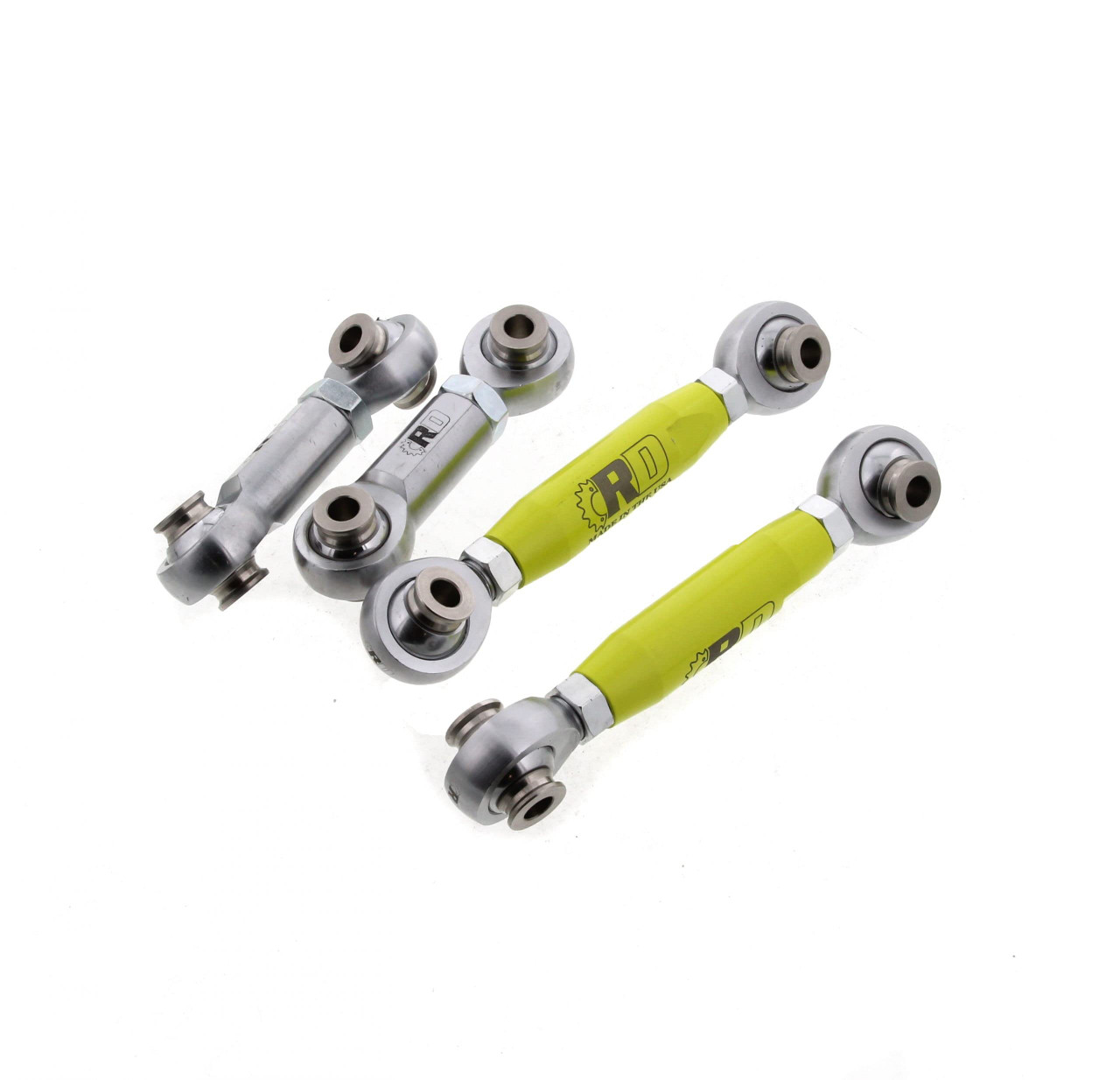 Front & Rear Sway Bar Links for Polaris RZR RS1 2018-2022 Lime Green Race-Driven
