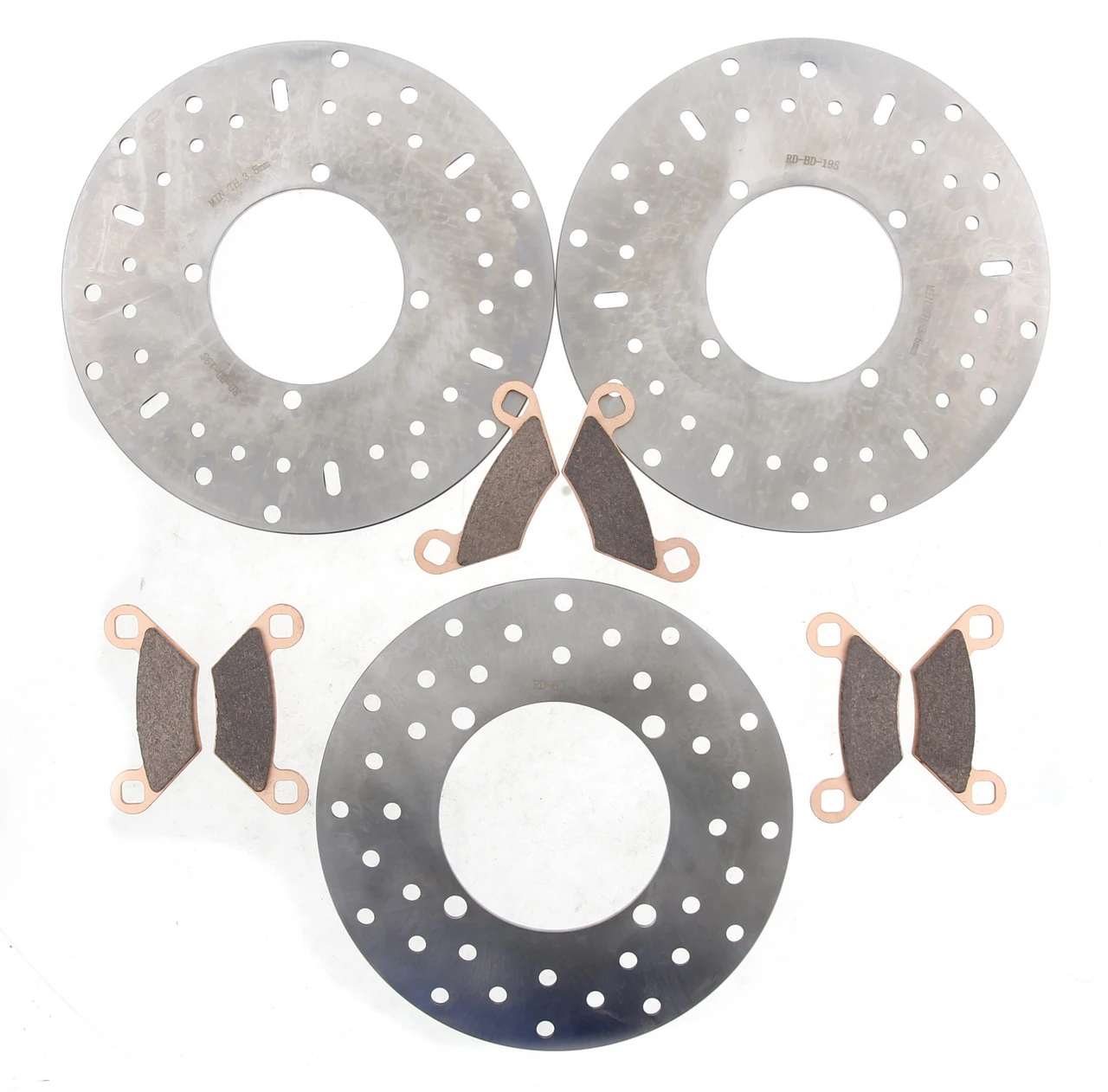 Brake Rotors and Pads fit Polaris Sportsman 570 Trail 2021 - 2026 Front and Rear