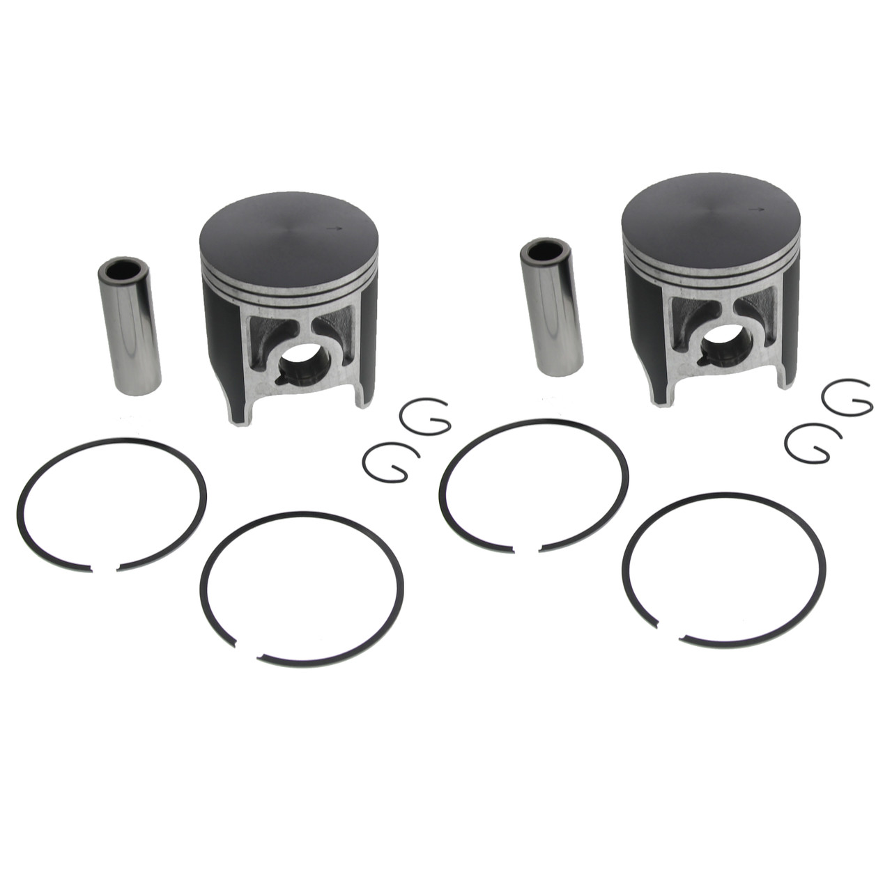 1999 2000 Yamaha VMAX 500 VX500 Piston Kit x2 Teflon Coated Race-Driven