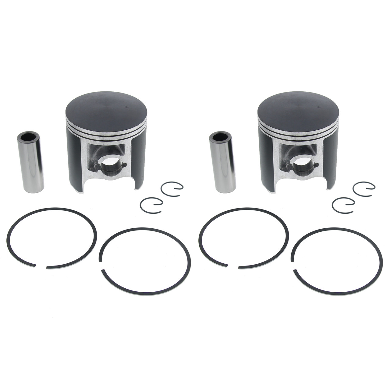 1987-1990 Yamaha Exciter 570 EX570 Piston Kit x2 Teflon Coated Race-Driven