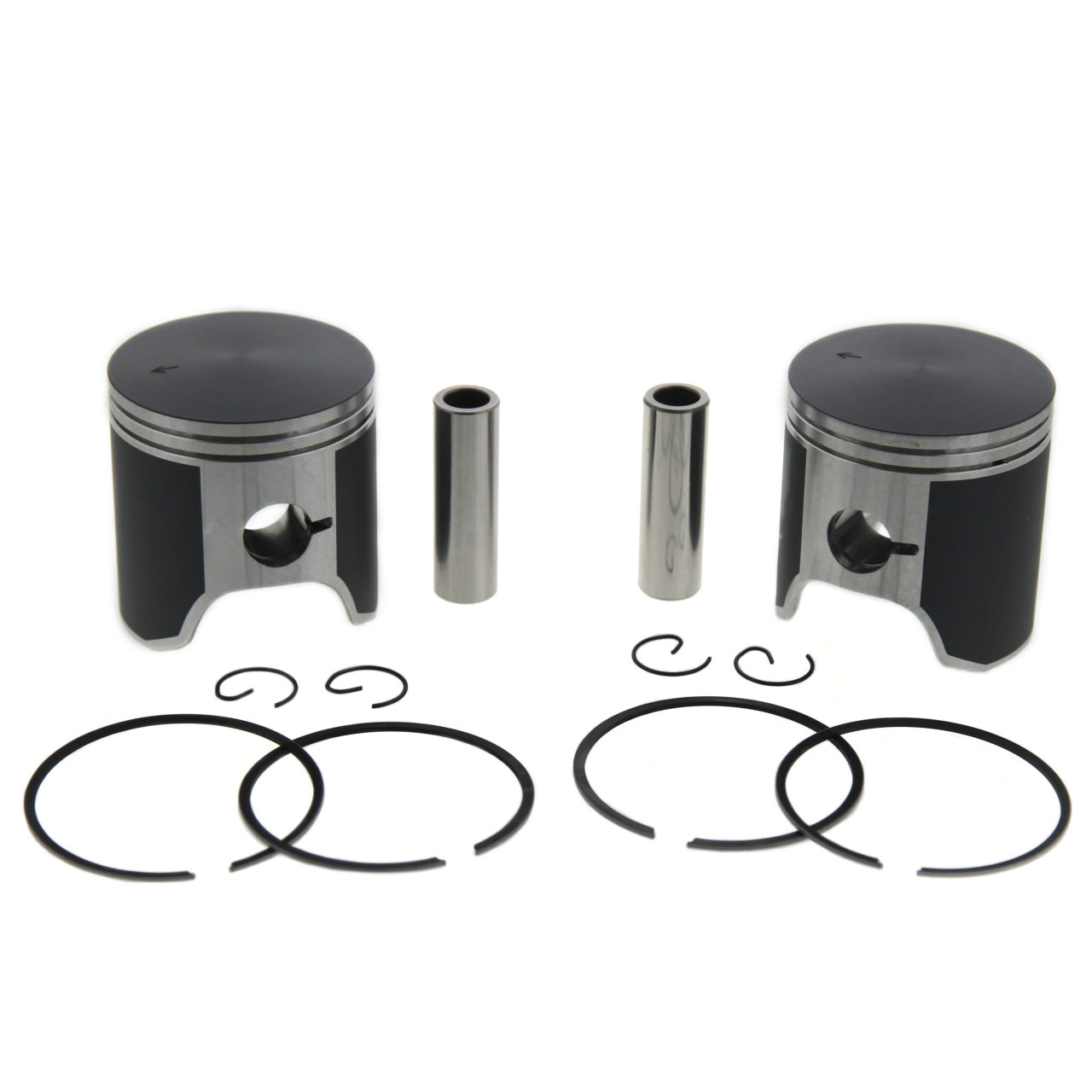 1998 1999 Ski-Doo MXZ 500 L/C Piston Kit x2 Teflon Coated Snowmobile Race-Driven