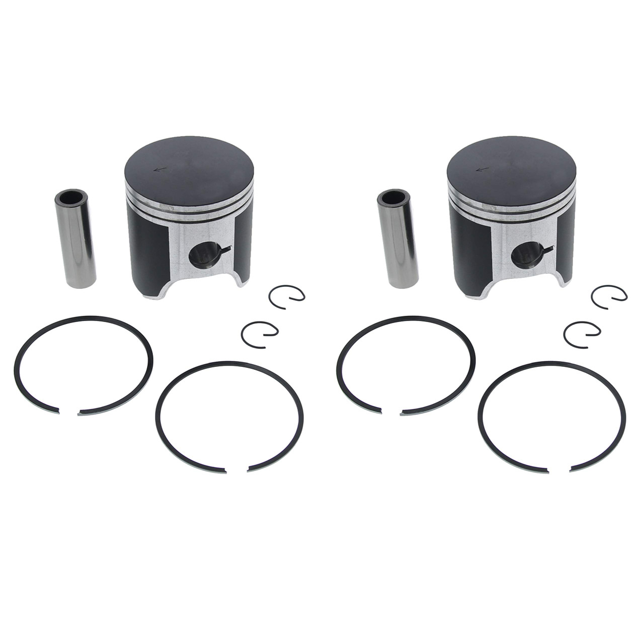 1996 Ski-Doo Formula SLS L/C 500cc Piston Kit x2 Teflon Coated by Race-Driven