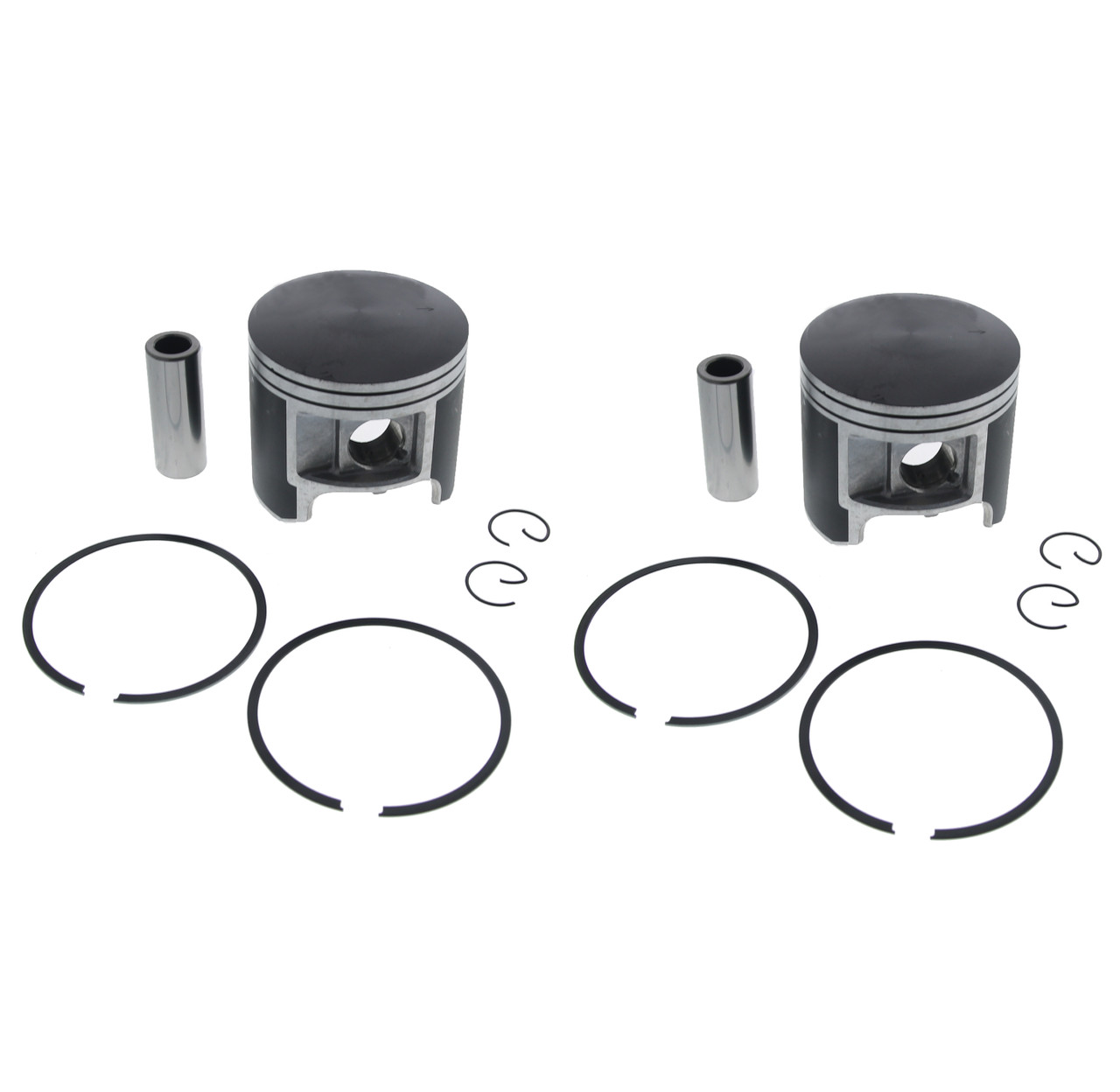 Piston Kit for Polaris Classic 800 Touring 2004 Teflon Coated x2 by Race-Driven