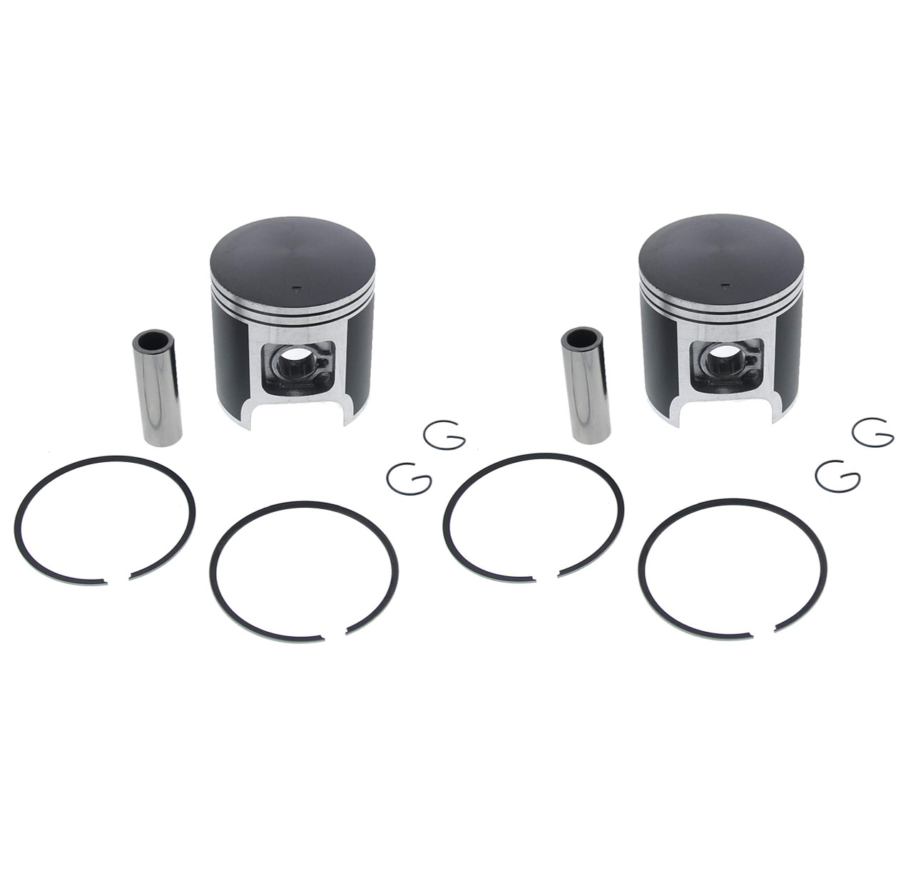 Piston Kit for Polaris Touring 600 2000 Teflon Coated x2 Snowmobile Race-Driven