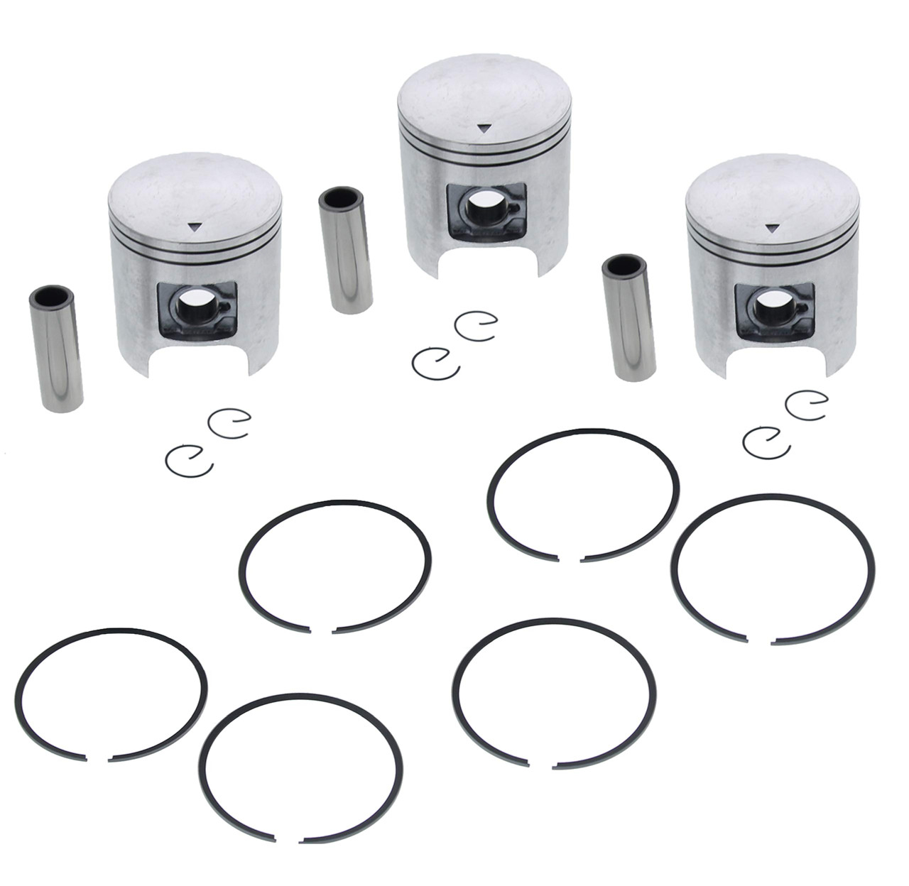 Piston Kit for Polaris Indy XLT SKS 580 1993 1994 x3 Snowmobile by Race-Driven