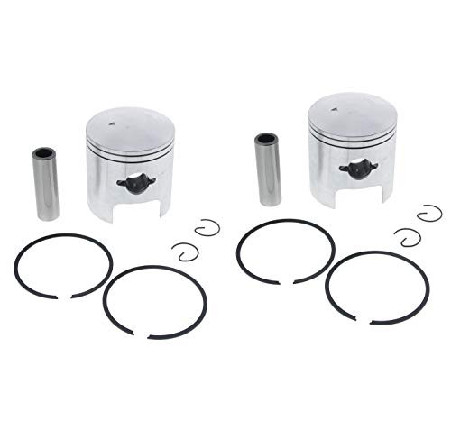 Piston Kit fits Arctic Cat Pantera 1985 - 1992 Snowmobile by Race-Driven x2