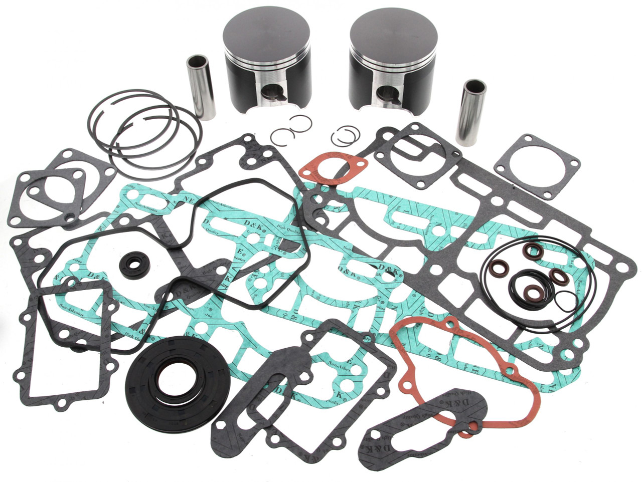 Piston and Gasket Kit fits Ski-Doo MXZ X 800R P-TEK 2009 2010 Teflon Coated