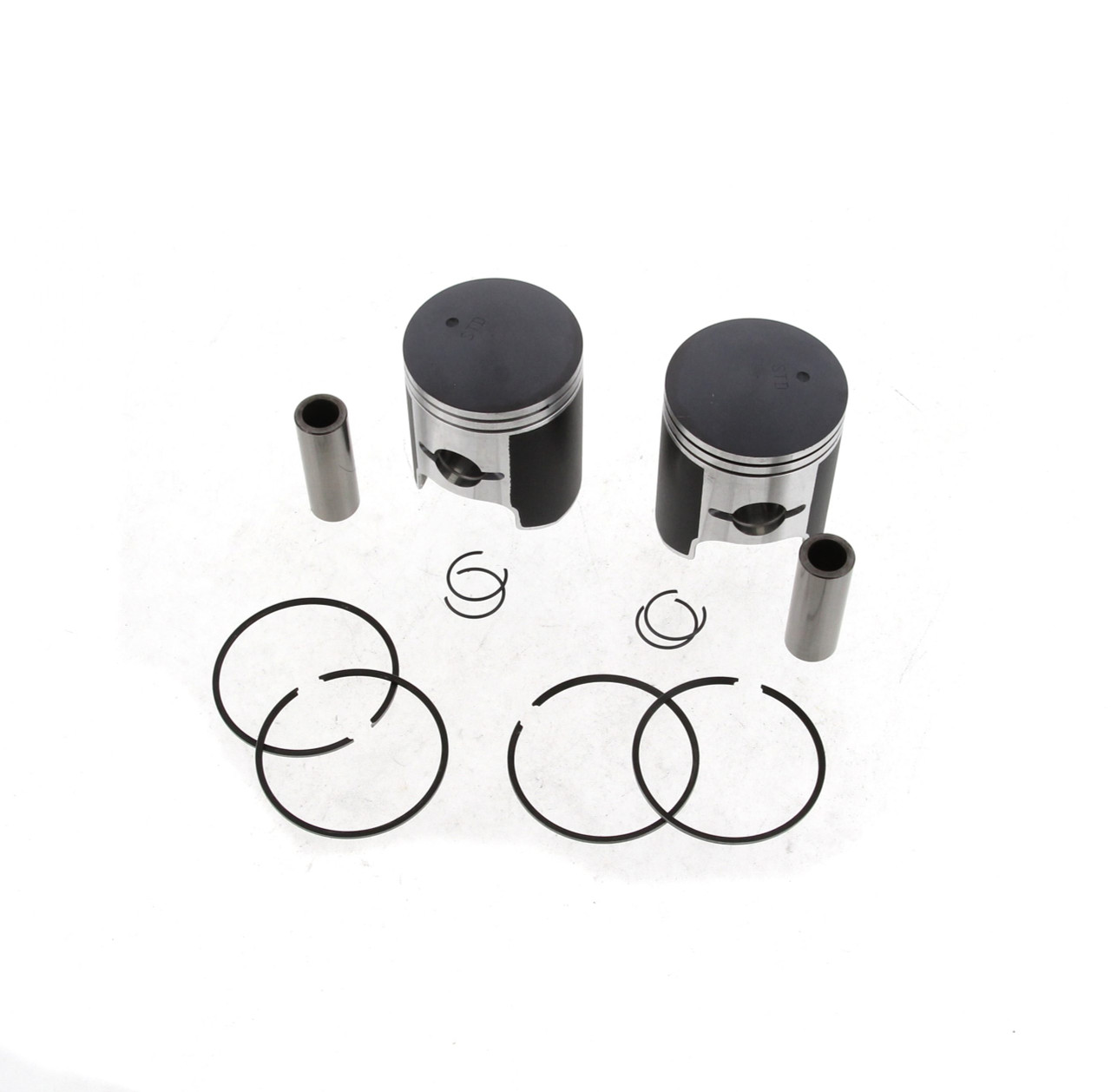 1999 - 2008 Arctic Cat Panther 370 Piston Kit Teflon Coated x2 by Race-Driven