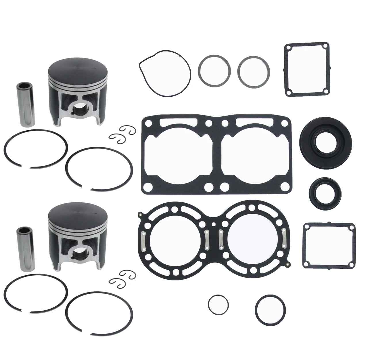 Piston and Gasket Kit for Yamaha VMAX 600 XTC VX600XTC 1997 1998 Teflon Coated