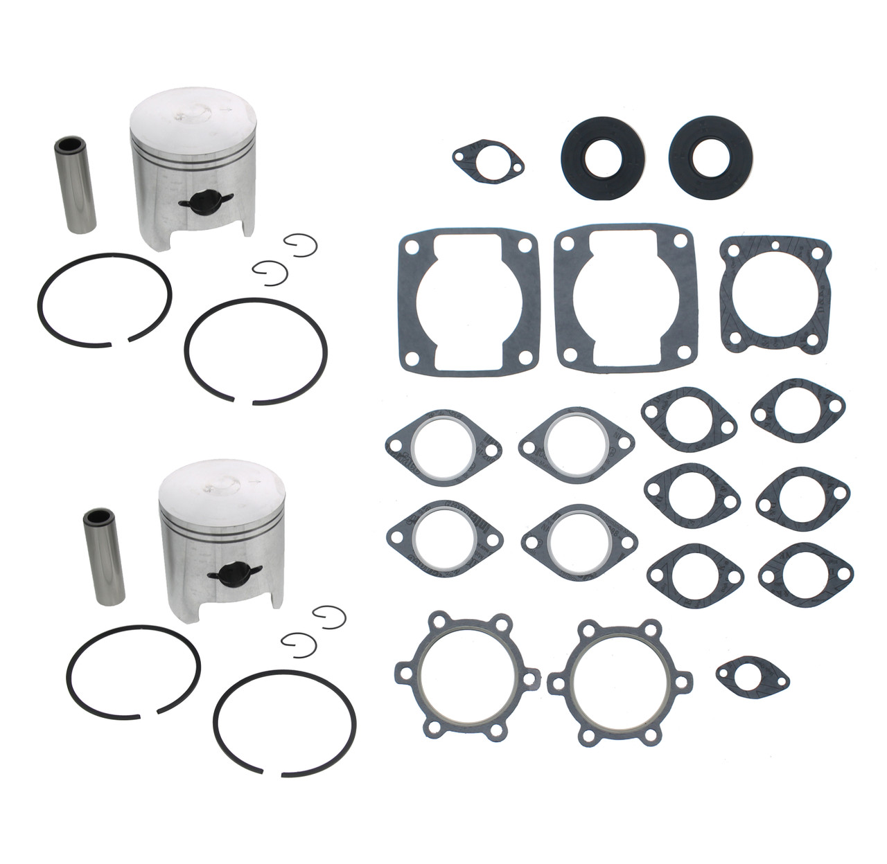 Piston and Gasket Kit for Arctic Cat Panther 5000 1976 - 1979 by Race-Driven