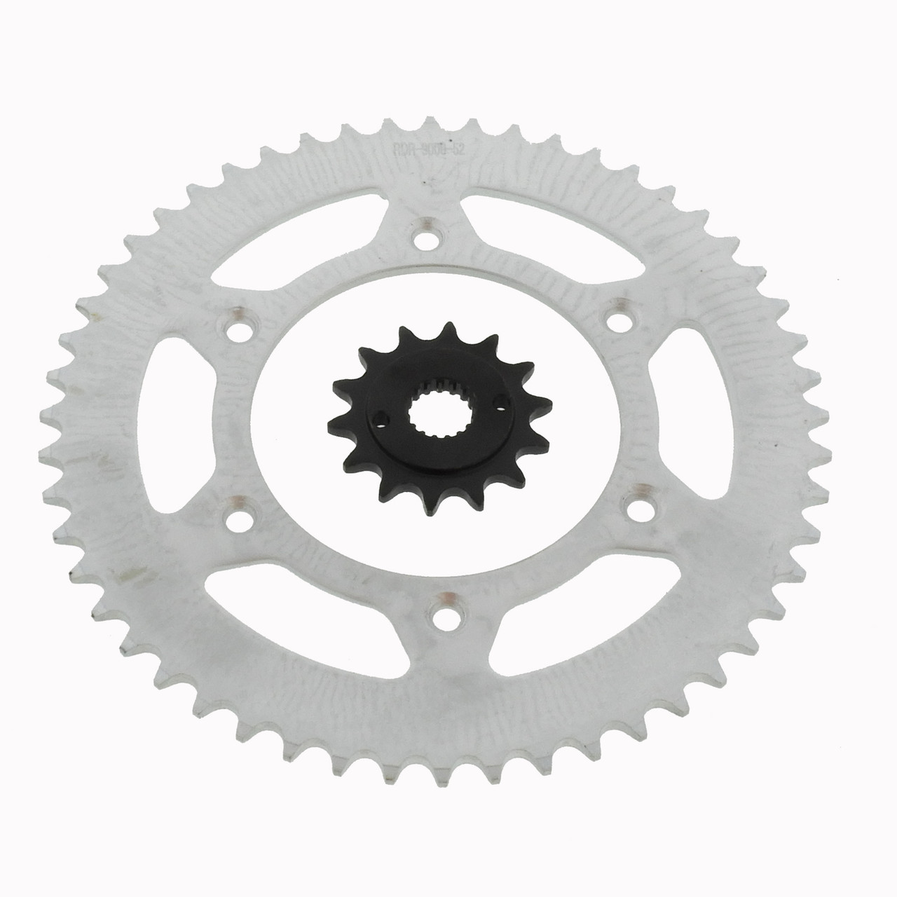 14 Tooth Front Sprocket & 52 Tooth Rear Sprocket fits 1996 - 2004 Honda XR400R