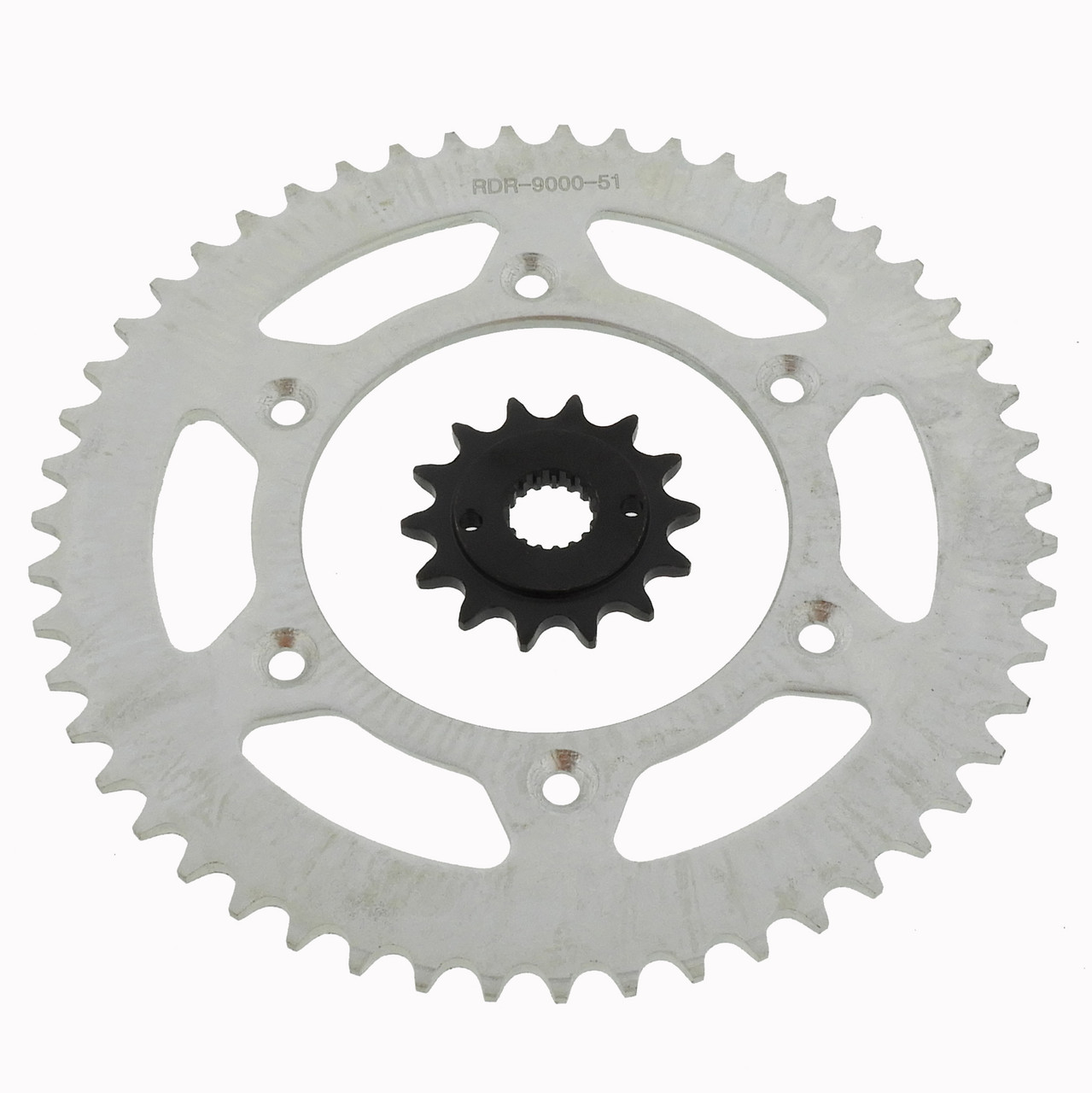 14 Tooth Front Sprocket & 51 Tooth Rear Sprocket fits 1996 - 2004 Honda XR400R